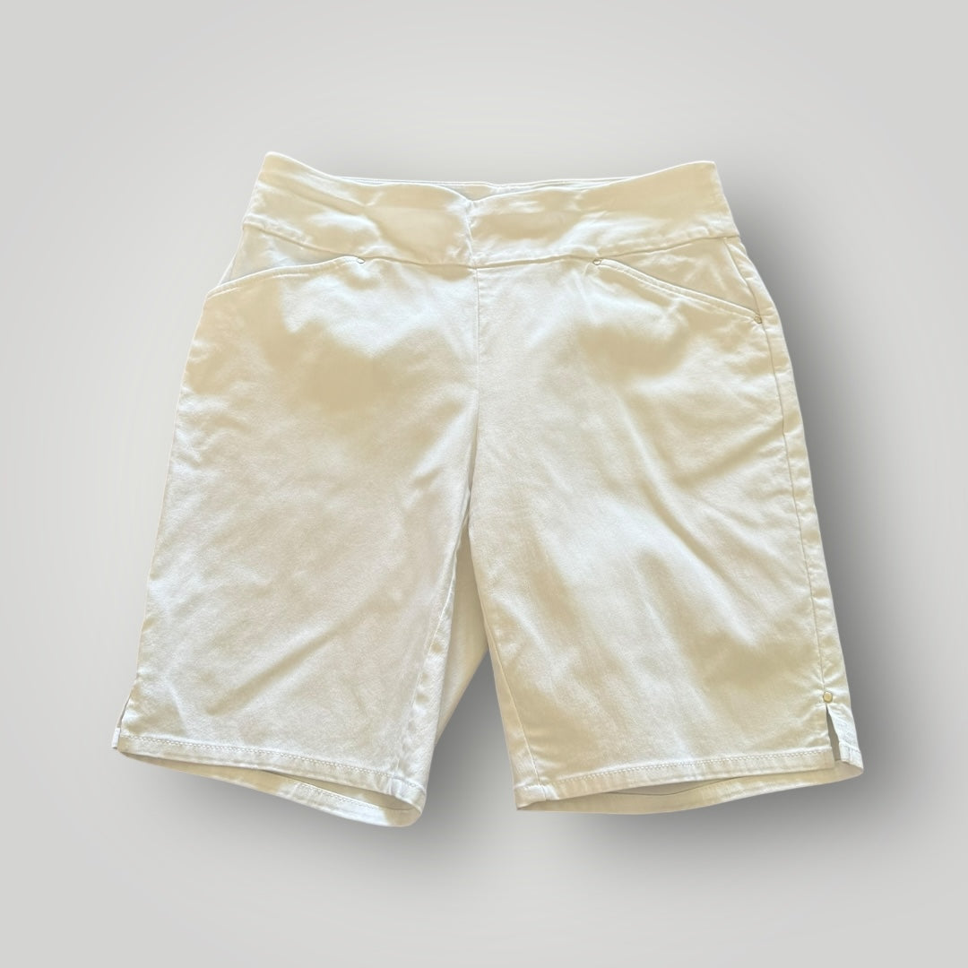 INC White Bermuda Shorts Size 8